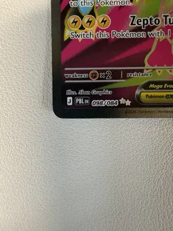 Pokemon TCG Pitch Black Mega Zeraora Ex Ultra Rare Holofoil Near Mint 098/084 - Image 3