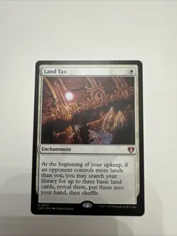 Land Tax Commander Masters Mtg Magic The Gathering Card - Image 1