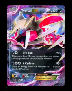 2016 Pokemon YVELTAL EX Black Star Promo ULTRA RARE Holo Shiny Tin Card #XY149 - Image 1