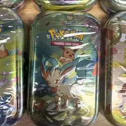 Pokemon TCG - Prismatic Evolutions Mini Tins x 6 Tins Brand New and Sealed - Image 3