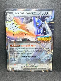 Archaludon ex (Surging Sparks Stamped) Holo Double Rare 130/191 NM - Image 1