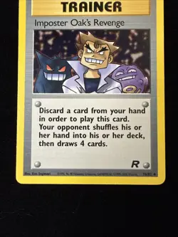 Imposter Oak's Revenge - Team Rocket - 76/82 - Pokemon TCG - LP - Image 3