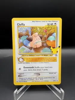 Cleffa 20/111 Celebrations Holo 25th Anniversary Stamped Pokemon Card NM - Image 1