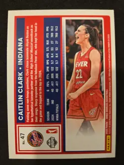 2025 Panini Donruss WNBA - Caitlin Clark #47 Holo - Image 2