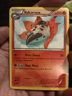 Pokemon TCG Volcarona Noble Victories 21/101 Regular Rare - Image 1