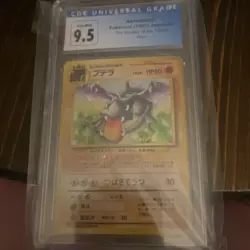 Pokemon TCG Mystery of the Fossils Aerodactyl 142 Holo Rare JP CGC 9.5 - Image 1