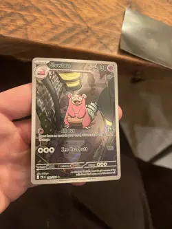Pokemon TCG Pitch Black 090/084 Slowbro IR Illustration Rare Mint Pack Fresh - Image 1