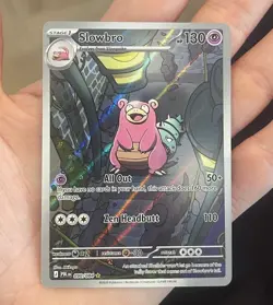 Pokemon TCG Pitch Black 090/084 Slowbro IR Illustration Rare Mint Pack Fresh - Image 1