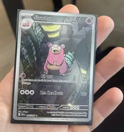 Pokemon TCG Pitch Black 090/084 Slowbro IR Illustration Rare Mint Pack Fresh - Image 3