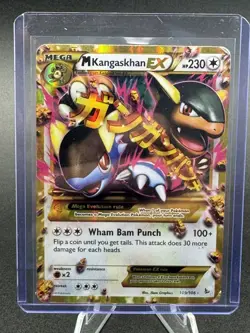 Pokemon M Kangaskhan EX 109/106 Flashfire Full Art Holo Secret Rare Eng 2014 - Image 1