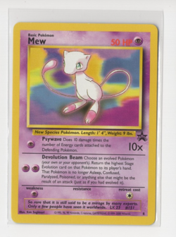 Pokemon Wizards Mew Black Star Movie Promo TCG Non Holo #8 1999 (1) - Image 1