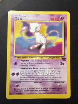 Pokemon Mew #8 Black Star Promo 8 Non Holo WOTC 1999-2000 Vintage - Image 1