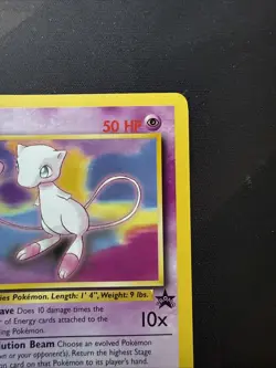 Pokemon Mew #8 Black Star Promo 8 Non Holo WOTC 1999-2000 Vintage - Image 4