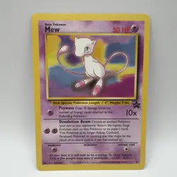 Pokemon Mew #8 Black Star Promo 8 Non Holo WOTC 1999-2000 Vintage - Image 1