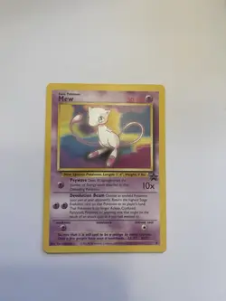 Mew Promo #8 Black Star Promo WOTC 1999-- 2000 Vintage Pokemon Card - Image 1