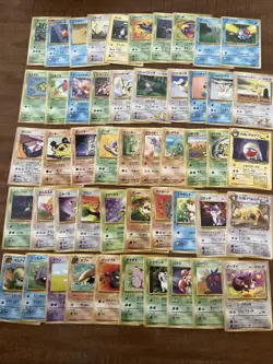 50 Lot - Vintage Japanese Pokemon Card Base Fossil Jungle Rocket Gym Or Neo Sets - Image 5