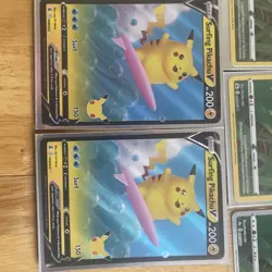 Pokemon Card TCG Lot Of 5 Flying Pikachu Japanese Hologram V - Image 2
