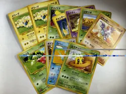 Pokemon TCG Neo Japanese 27 Card Lot Chikorita Chinchou Hoppip - Binder Filler - Image 4