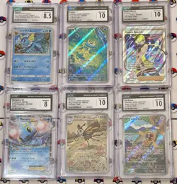 6x Bulk Lot CGC 10, 8, 8.5 Japanese & English Pokemon Card - Image 1