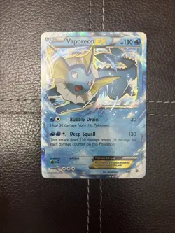 Pokemon TCG - Vaporeon EX - 24/83 - Generations - LP Ultra Rare (2016) - Image 1