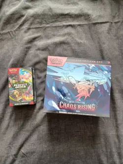 Pokemon TCG Chaos Rising Elite Trainer Box & Perfect Order Booster Bundle - Image 1