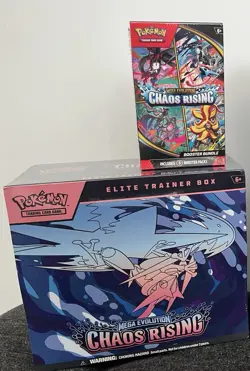 Pokemon TCG: Chaos Rising Elite Trainer Box + Booster Bundle ✅Sealed & Fast Ship - Image 1
