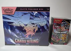 Pokemon TCG Mega Evolution: Chaos Rising Elite Trainer Box + Booster Bundle 2025 - Image 1