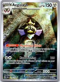 Aegislash 210/182 Illustration Rare Paradox Rift Pokemon Holo NM/M - Image 1