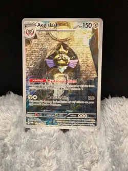 Aegislash 210/182 Paradox Rift Holo IR Illustration Rare Pokemon NM - Image 1