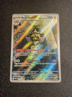 Aegislash 210/182 Paradox Rift Illustration Rare Pokemon TCG Card NM - Image 1