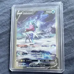 Pokemon Company Suicune V GG38/GG70 Crown Zenith Galarian Gallery Full Art Holo - Image 1