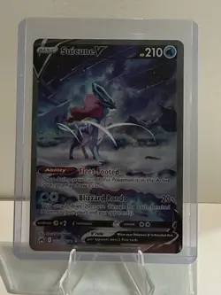 Pokemon Suicune V GG38/GG70 Crown Zenith Galarian Gallery Full Art Holo - Image 1