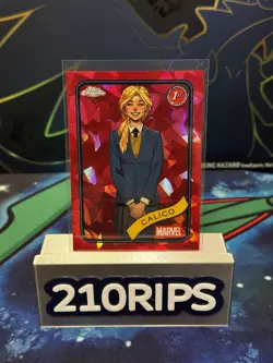 Calico 2025 Marvel Topps Chrome Sapphire RED #’d 5/5 SSP LAST ON PRINT - Image 1