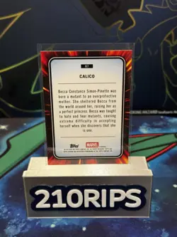 Calico 2025 Marvel Topps Chrome Sapphire RED #’d 5/5 SSP LAST ON PRINT - Image 2