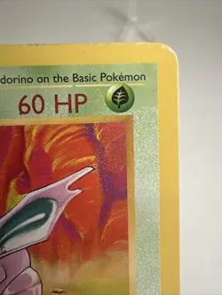LP SHADOWLESS Nidorino 37/102 Base Set AUTHENTIC Pokemon Card 24 PHOTOS! - Image 5