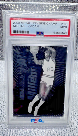 SkyBox 2023 Metal Universe Champions Michael Jordan All-Millennium #101 PSA 9 - Image 1