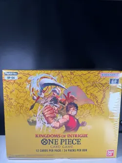One Piece TCG OP-04 Kingdoms of Intrigue Sealed Booster Box | English, Damaged ! - Image 1