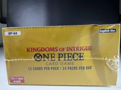 One Piece TCG OP-04 Kingdoms of Intrigue Sealed Booster Box | English, Damaged ! - Image 5