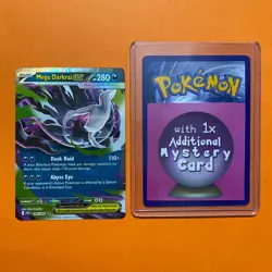 Mega Darkrai ex 048/084 Near Mint NM Double Rare Pitch Black Pokemon Holo Card - Image 1
