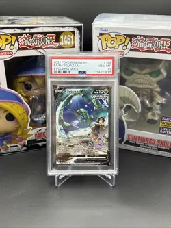 2021 POKEMON SWORD & SHIELD EVOLVING SKIES #194 FULL ART/RAYQUAZA V PSA 10 - Image 1