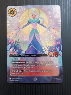 Disney Lorcana Winterspell Elsa 233/204 - Ice Artisan (Enchanted) - Image 1