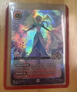 Disney Lorcana TCG Winterspell Elsa - Ice Artisan Enchanted 233/204 Foil - Image 1