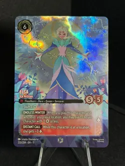 Elsa Ice Artisan 233/204 Enchanted Disney Lorcana Winterspell Near Mint - Image 1