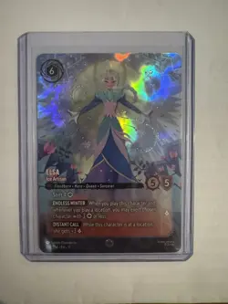 Elsa Ice Artisan Disney Lorcana TCG Winterspell Set 11 Enchanted 233/204 - Image 1