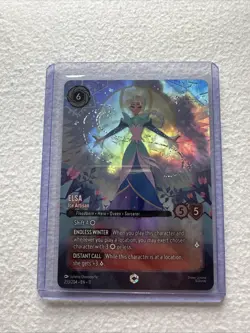 Elsa Ice Artisan Disney Lorcana TCG Winterspell Set 11 Enchanted Rare 233/204 - Image 1