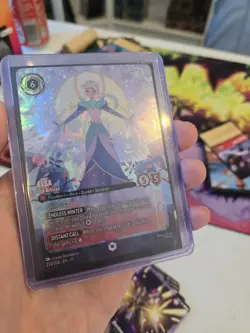 Elsa Ice Artisan Disney Lorcana TCG Winterspell Set 11 Enchanted Rare 233/204 - Image 2