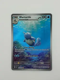 Wartortle 171/165 Illustration Rare 151 Pokemon Holo Near Mint - Image 1