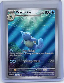 Wartortle 171/165 Illustration Rare 151 Pokemon Holo Near Mint - Image 1