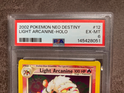 Pokemon Neo Destiny Light Arcanine Holo 12/105 2002- PSA 6 - Image 4