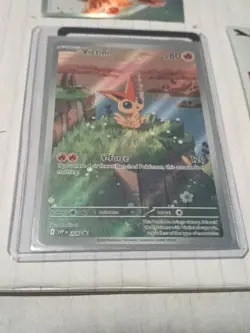 Victini SVP 208 Illustration Rare Black Star Promo Pokemon Card - Image 2